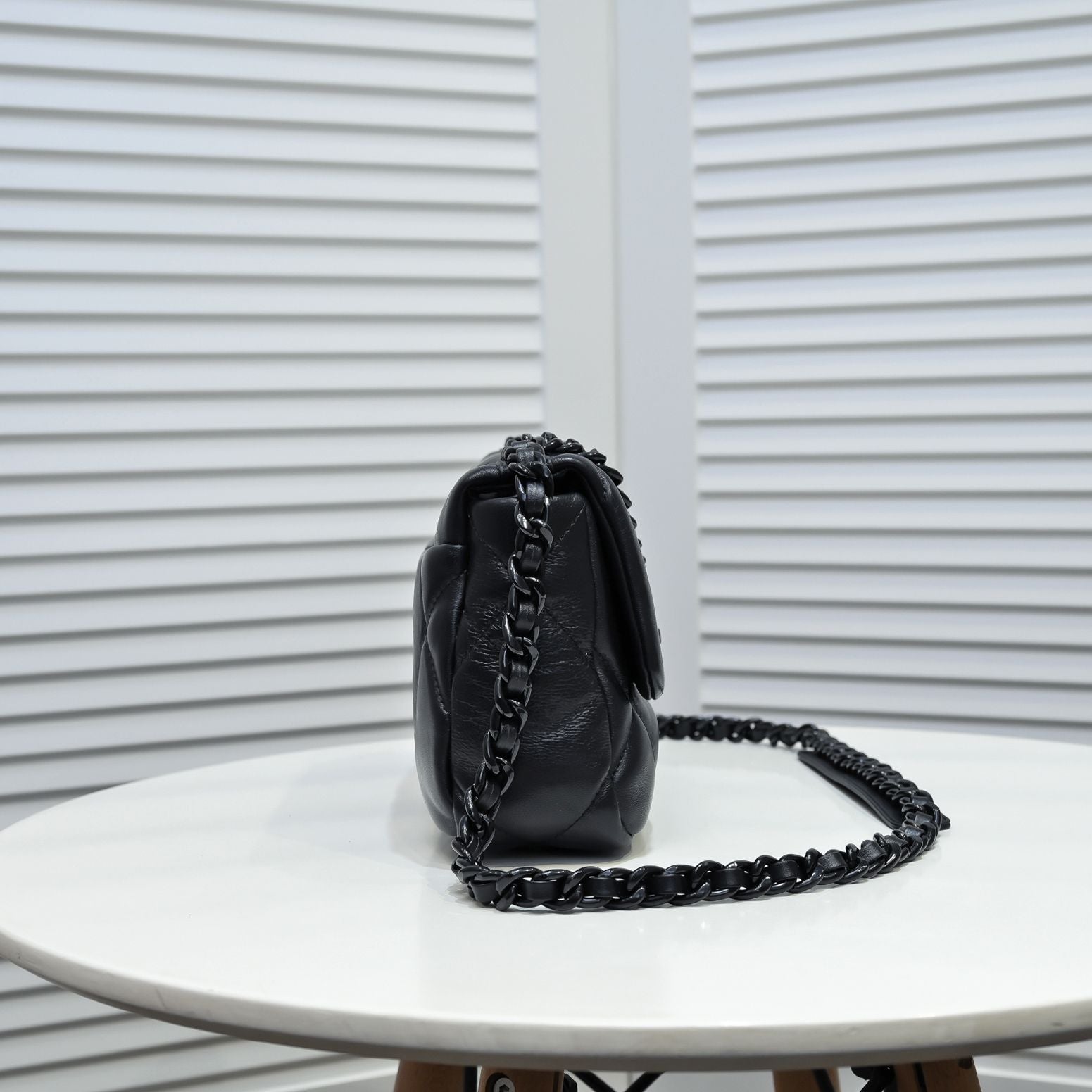 CHANEL 19 FLAP BAG 26CM ALL BLACK