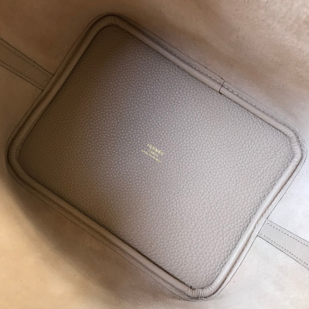 HERMES picotin lock 18 light beige togo ghw