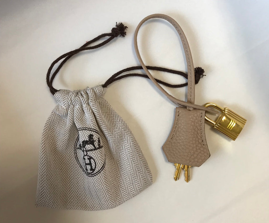 HERMES picotin lock 18 light beige togo ghw
