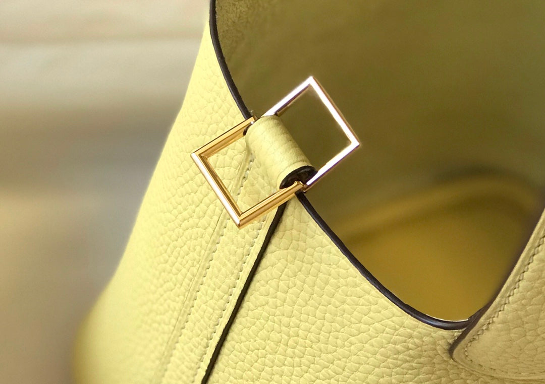 HERMES picotin lock 22 lime togo ghw