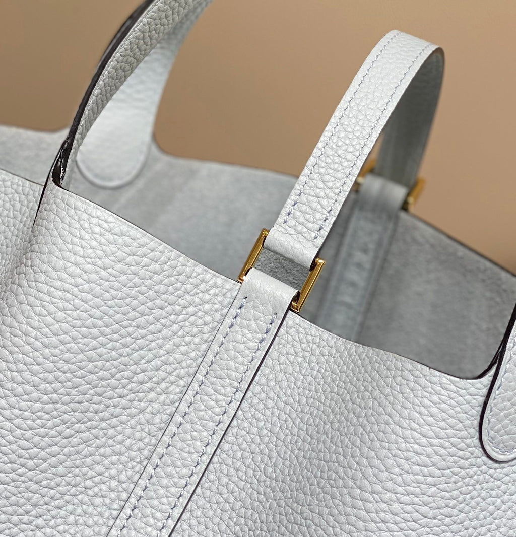 HERMES picotin lock 22 light blue togo ghw