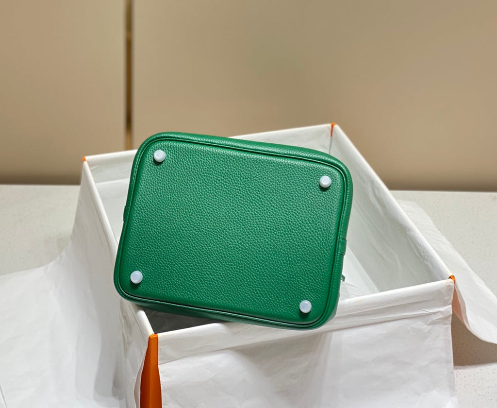 HERMES picotin lock emerald togo ghw