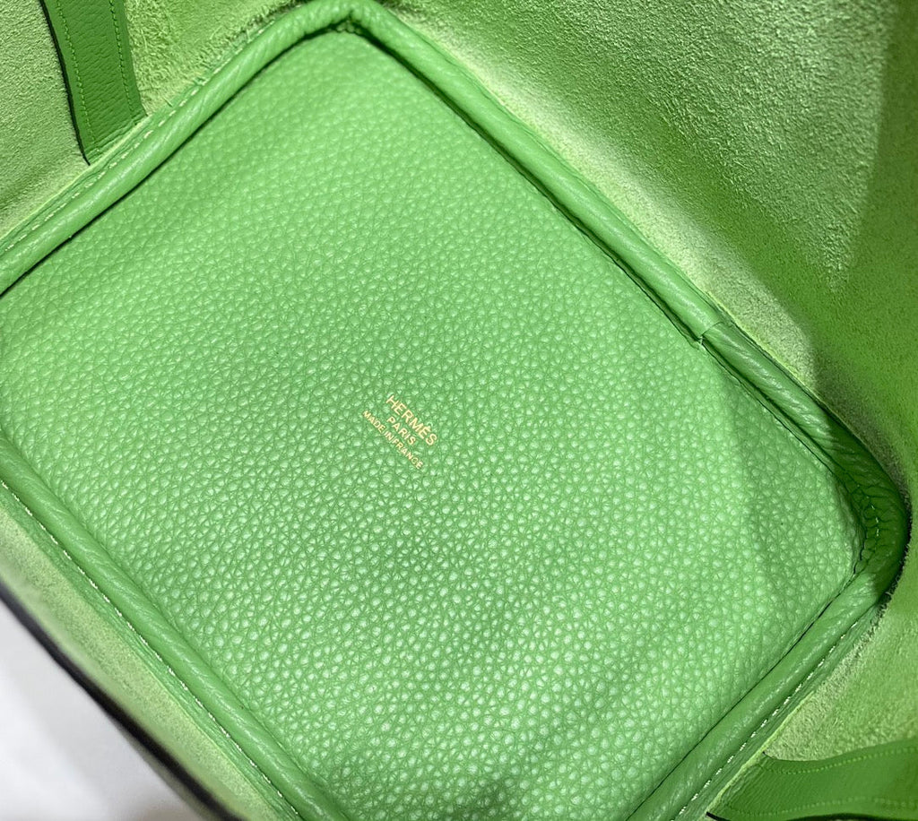 HERMES picotin lock 18 green togo ghw