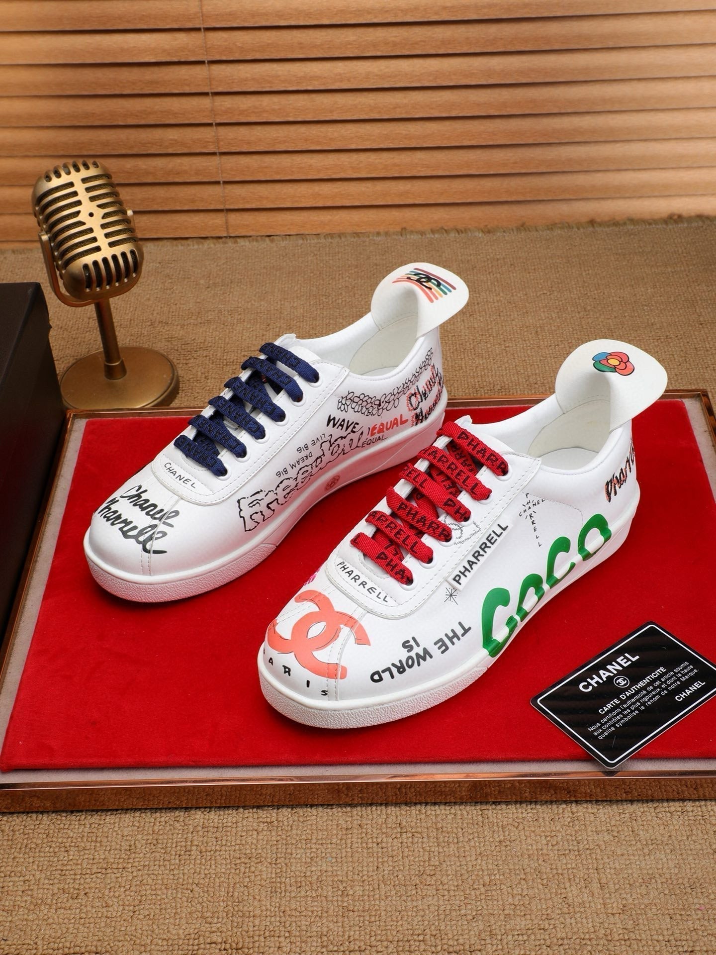 CHANEL COCO SNEAKERS IN COLORFUL CALFSKIN