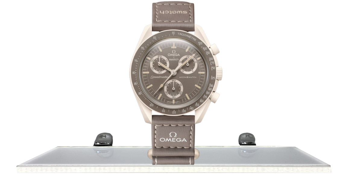 Swatch x Omega Bioceramic Moonswatch Mission on Earth - Desert