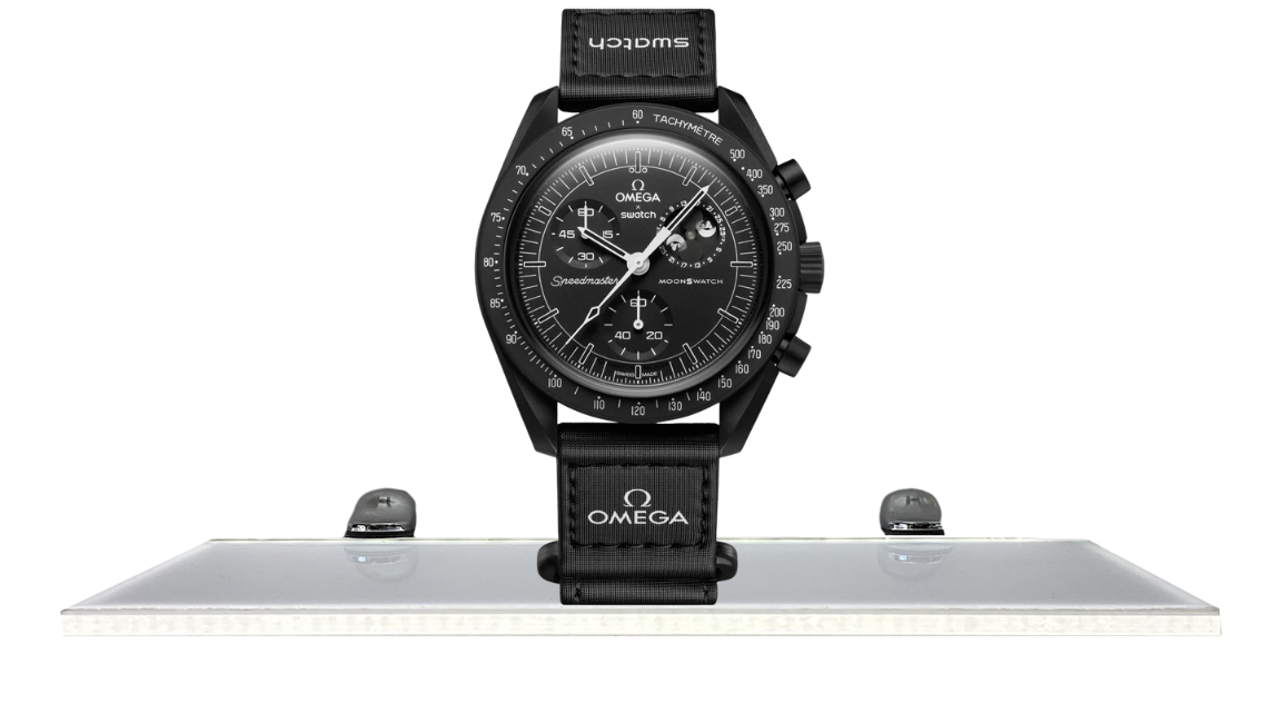 Swatch x Omega Bioceramic Moonswatch Mission to The Moonphase Snoopy - New Moon
