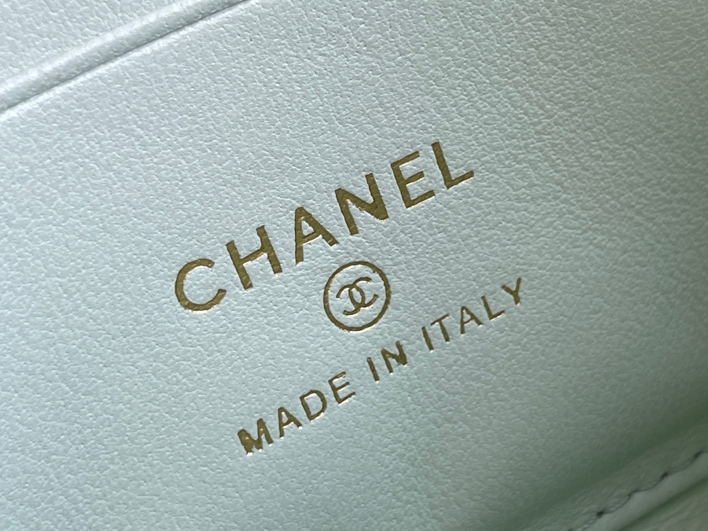 CHANEL 25S KELLY 18 CM IN MINT GREEN LAMBSKIN