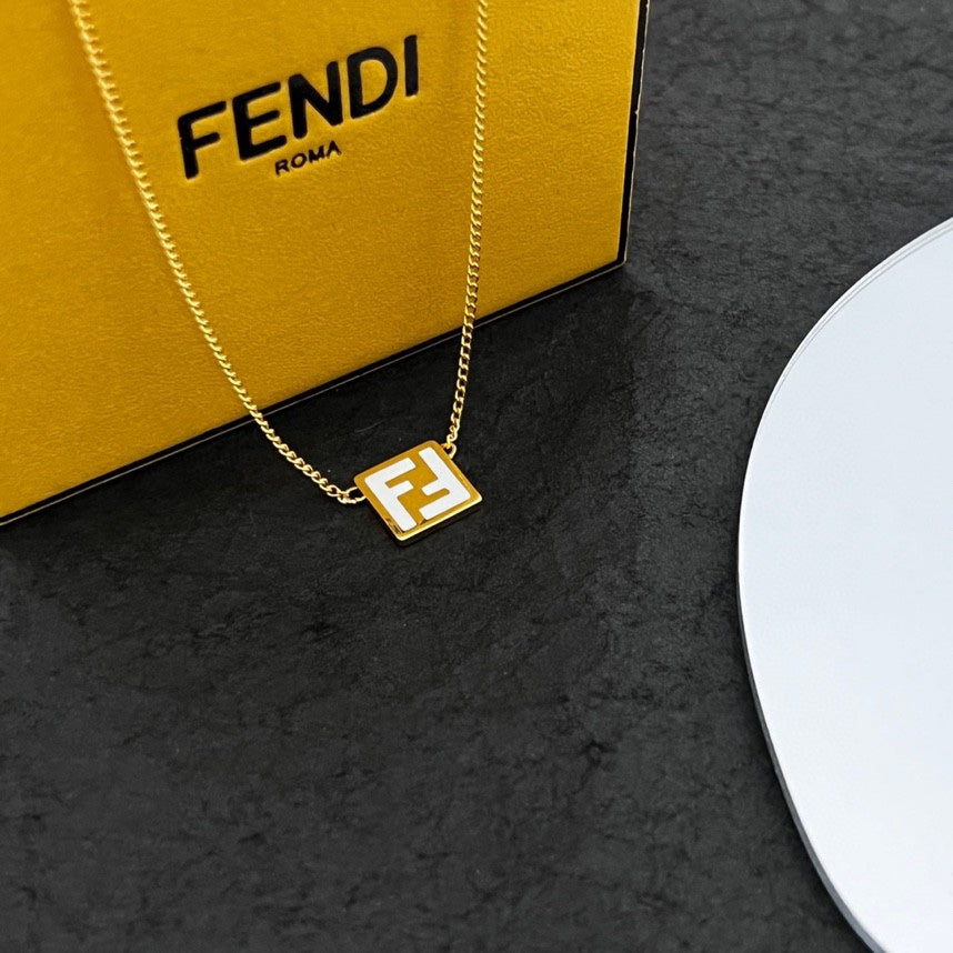 18K Fendi Forever Pink Necklace